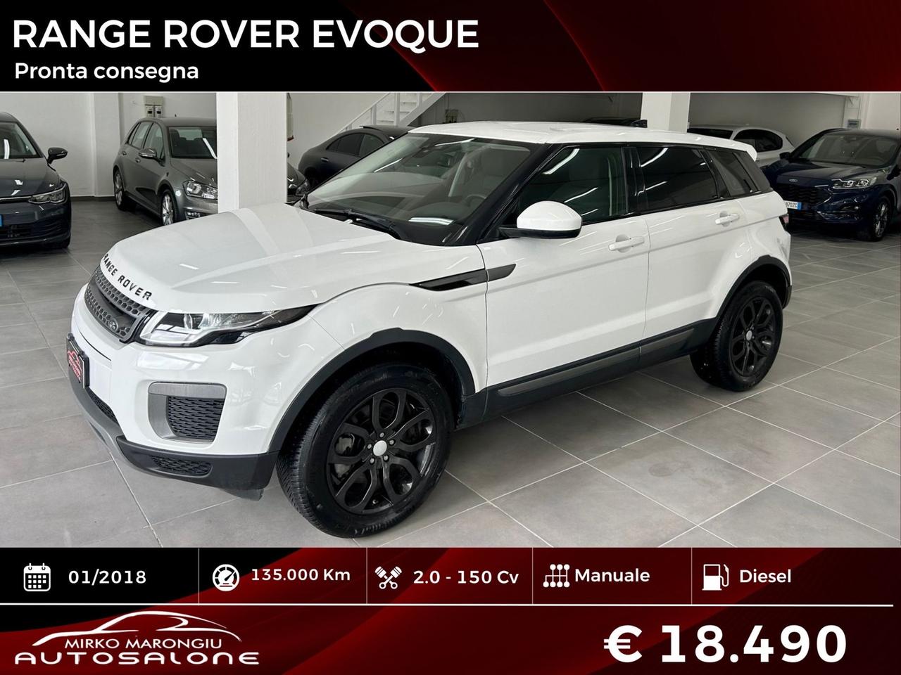Range Rover Evoque 2.0 TD4 150 CV FINANZIABILE