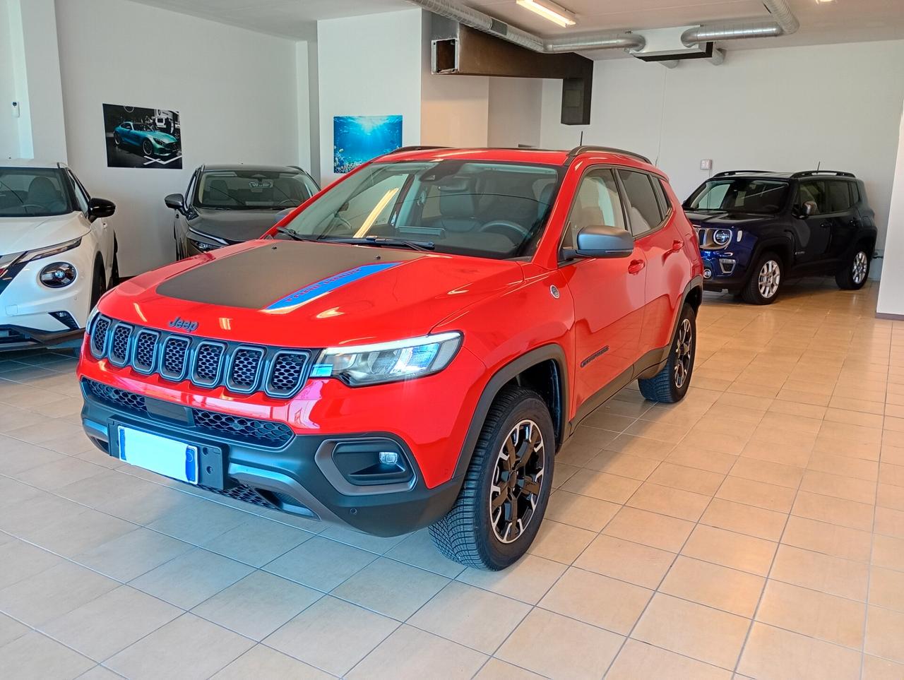 Jeep Compass 1.3 Turbo T4 240 CV PHEV AT6 4xe Trailhawk TETTO APRIBILE