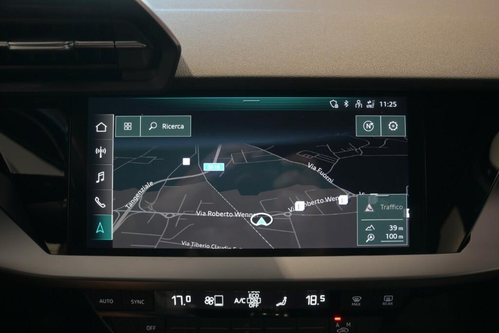 AUDI A3 SPORTBACK 30 TDI 115CV 6M. BUSINESS ( FARI LED - VIRTUAL COCKPIT - CRUISE - CLIMA BIZONA - MIRROR - NAVI - SENSORI POST. ) CC. 1.968