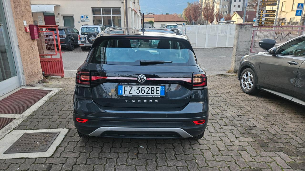 Volkswagen T-Cross 1.0 tsi 115cv ACC-CARPLAY-BLIND SPOT-LED