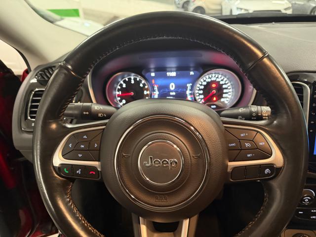 JEEP Compass 2.0 mjt Limited#4wd#140cv#ROSSOPERLA#PELLE#C.LEGA