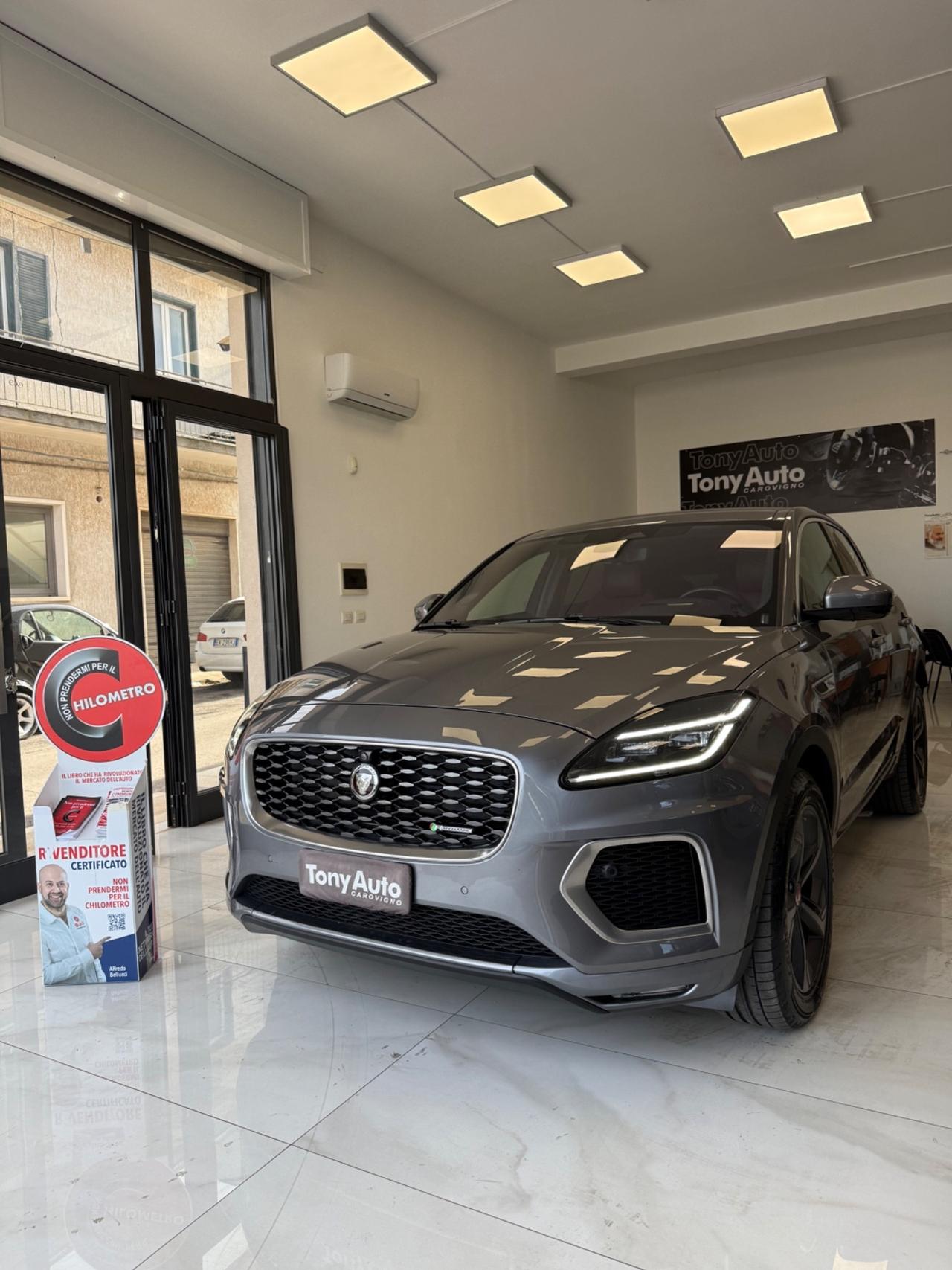 Jaguar E-Pace mhev R-Dynamic 204cv VIRTUAL COCKPIT.TELECAMERA 360*,NAVI,APPLE CARPLAY,INTERNI PELLE CARTIER