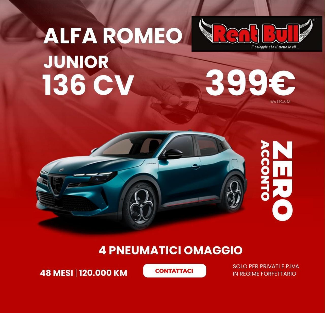 Alfa Romeo Junior NOLEGGIO A LUNGO TERMINE