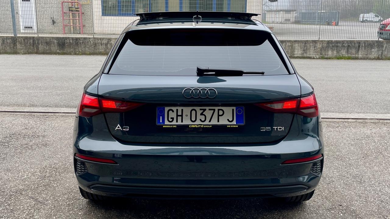 AUDI A3 35 2.0 ADVANCED TDI S-TRONIC 150CV - FULL LED, TETTO, LED
