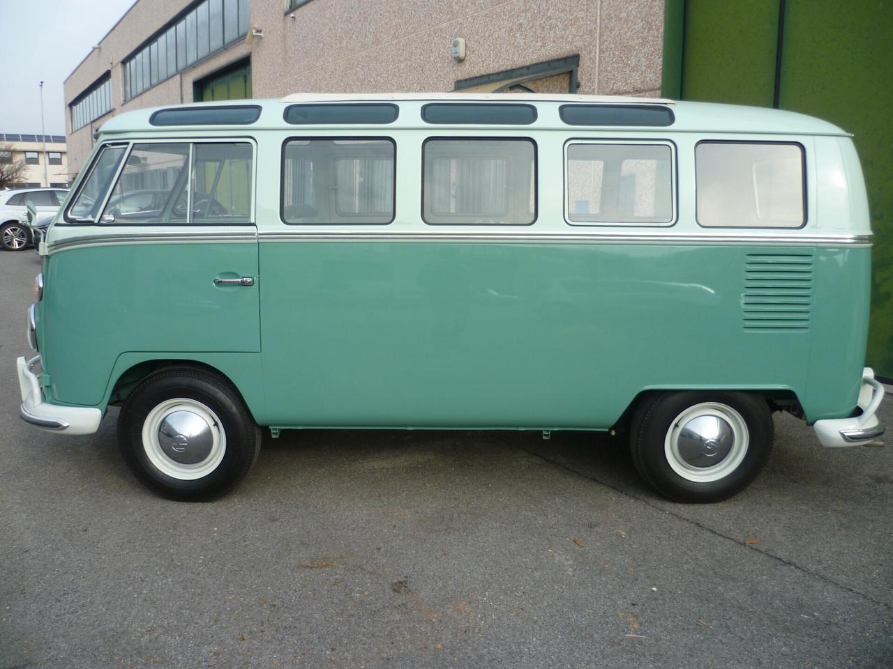 Volkswagen T1 Deluxe mod 241 21 VETRI Tedesco 1964