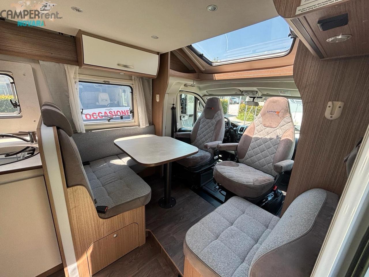 CARADO T447 EDITION 5 BY HYMER - SEMINTEGRALE CON LETTI GEMELLI IN CODA ED AMPIO GARAGE