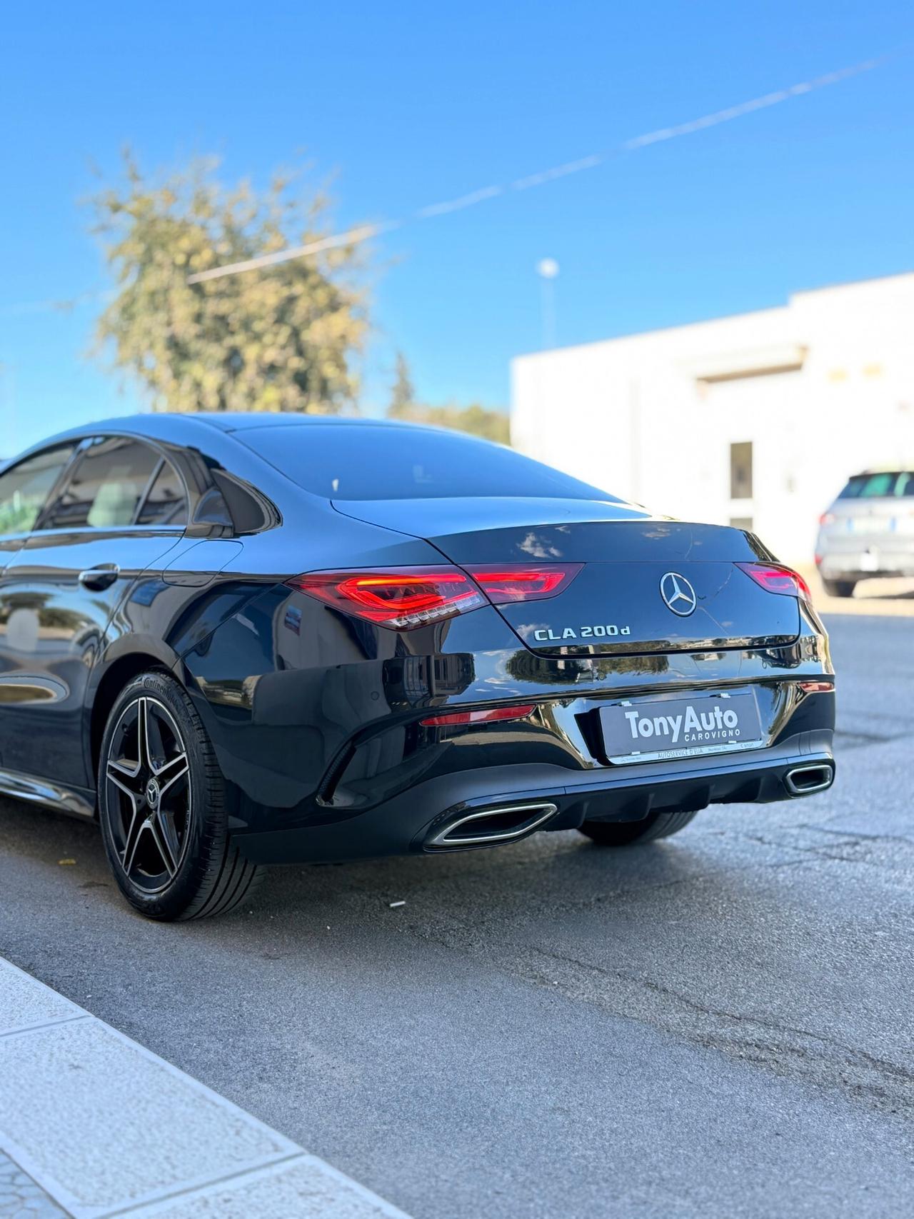 Mercedes-benz CLA 200 Coupe d 150 cv Premium auto AMG CON LUCI SOFFUSE,TELECAMERA,APPLE CARPLAY,VIRTUAL COCKPIT