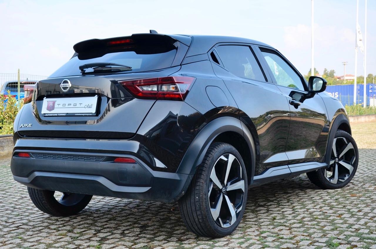 NISSAN JUKE 1.0 DIG-T N-CONNECTA 114cv DCT, EURO 6D, UFF ITALIANA, FARI LED, APPLE ANDROID, RETROCAMERA, PERMUTE