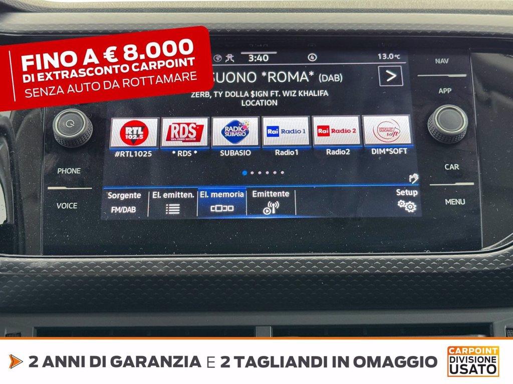 VOLKSWAGEN T-cross 1.0 tsi sport 95cv del 2022