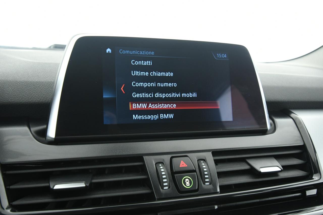 BMW 216d Gran Tourer Advantage 7p.ti auto LED+BLUETOOTH+NEOPATENATI