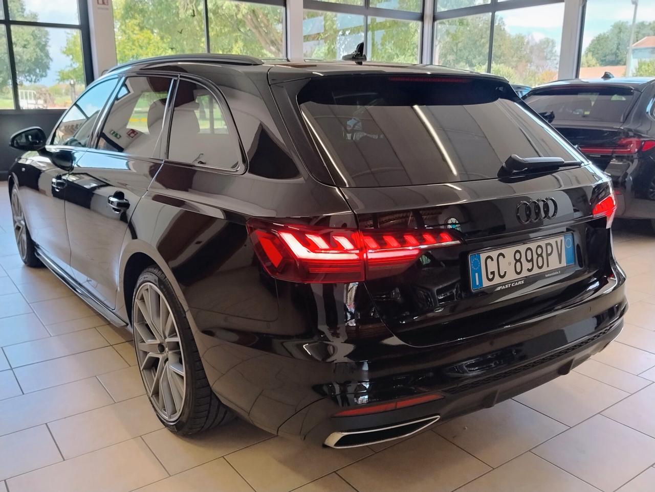AUDI A4 Avant 40 TDI quattro SLINE edition PACK LUCI LOOK NERO