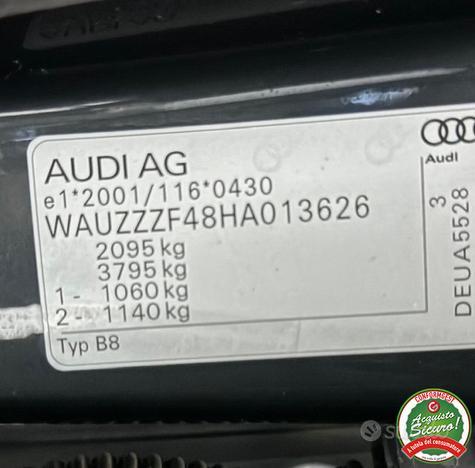 AUDI A4 Avant 2.0 TDI 150CV Sport Tagliandi Audi