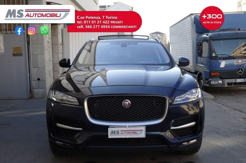 Jaguar F-Pace 3.0d V6 300 CV AWD R-Sport Tetto Panorama HeadUpDisplay Unicoproprietario