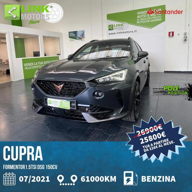 CUPRA Formentor 1.5 TSI DSG KM CERT, UNICO PROP.