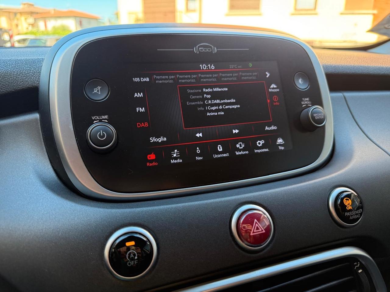 Fiat 500X 2.0 MultiJet 140 CV Cross 4x4 AT9 Automatica *NAVIGATORE*