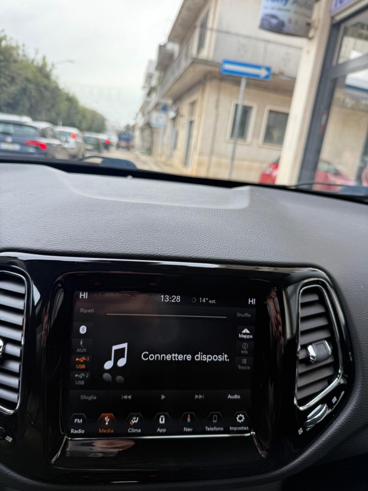 Jeep Compass 2.0mjt Limited 4wd 140cv auto NAVI FULL LED,INTERNI IN PELLE, KM CERTIFICATI JEEP,UNI PROP.