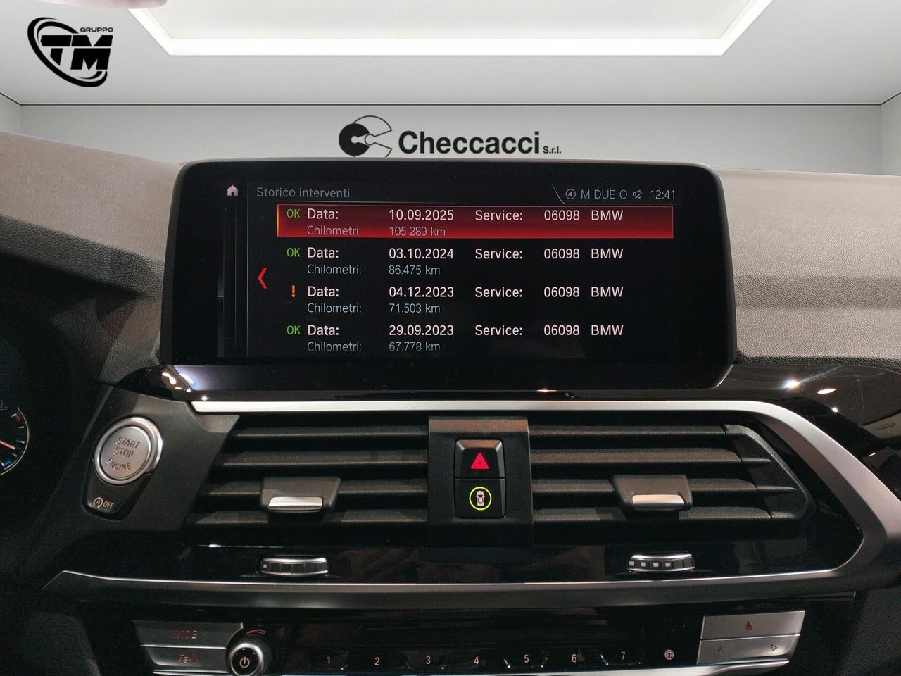 BMW X3 xdrive20d 190cv auto *TAGLIANDI CASA MADRE*