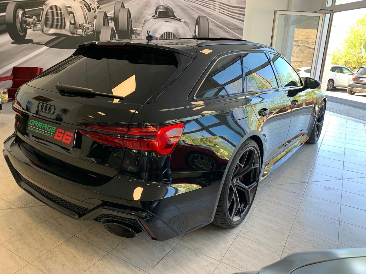 AUDI RS6 PERFORMANCE 630 cv TETTO CARBOCERAMICA 4 STERZANTI B&O FULL