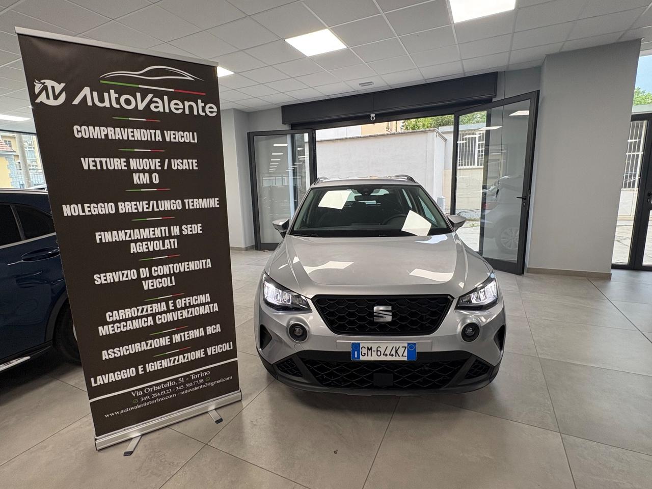 Seat Arona 1.0 TSI 95cv 2022 km 91000 neopatentati