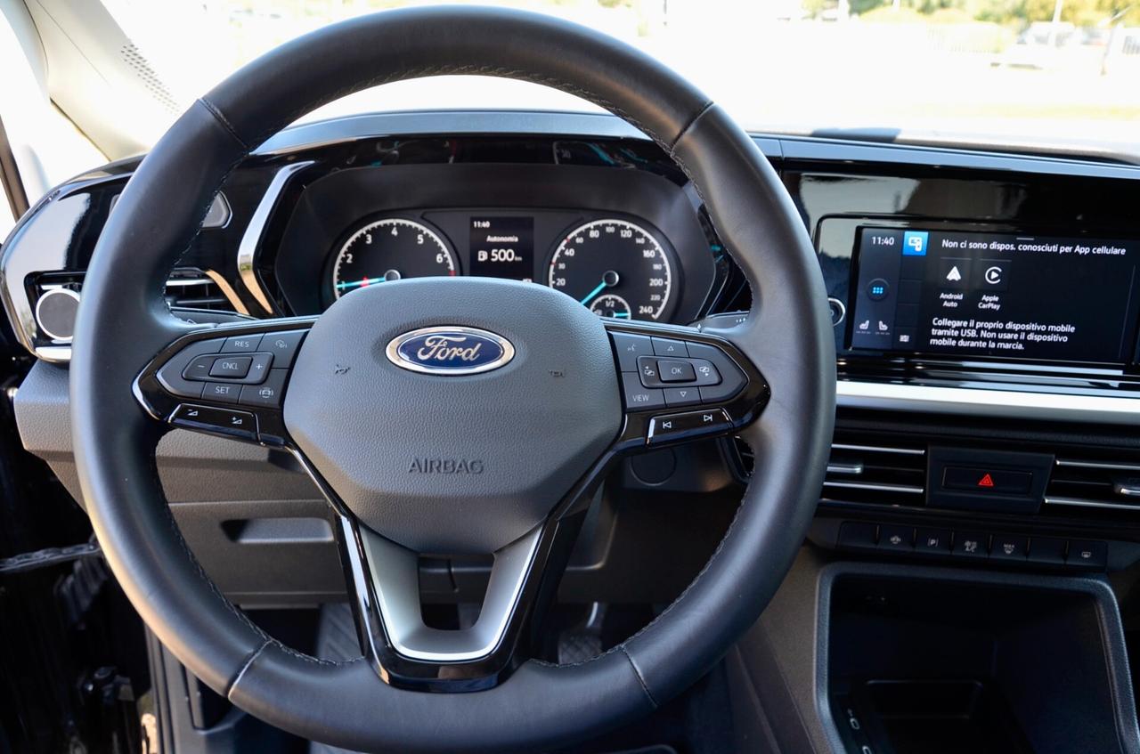 FORD TOURNEO CONNECT TITANIUM 1.5 114cv 7 POSTI, IVA COMPRESA, GARANZIA UFF FORD, UNICOPROPRIETARIO, UFF ITALIANA, EURO 6D, GANCIO TRAINO, APPLE ANDROID, PERMUTE