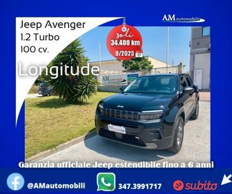 Jeep Avenger 1.2 Turbo 100 cv. Longitude*34.400 km