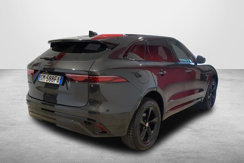 JAGUAR F-PACE 2.0D 163CV AUTOM. AWD R-DYNAMIC S ( FARI LED - PELLE - ADAPTIVE CRUISE - AMBIENT LIGHTS - NAVI - MIRROR - PDC - TELECAMERA POST. - CERCHI 19 )