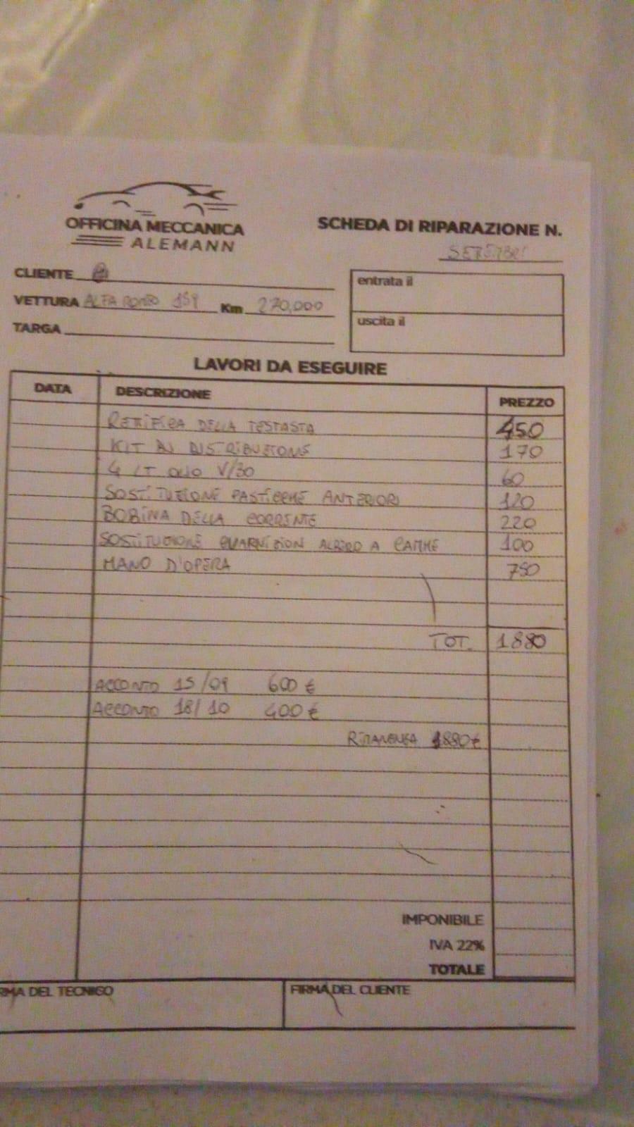 Alfa Romeo 159 1.8 Sportwagon Progression 2009