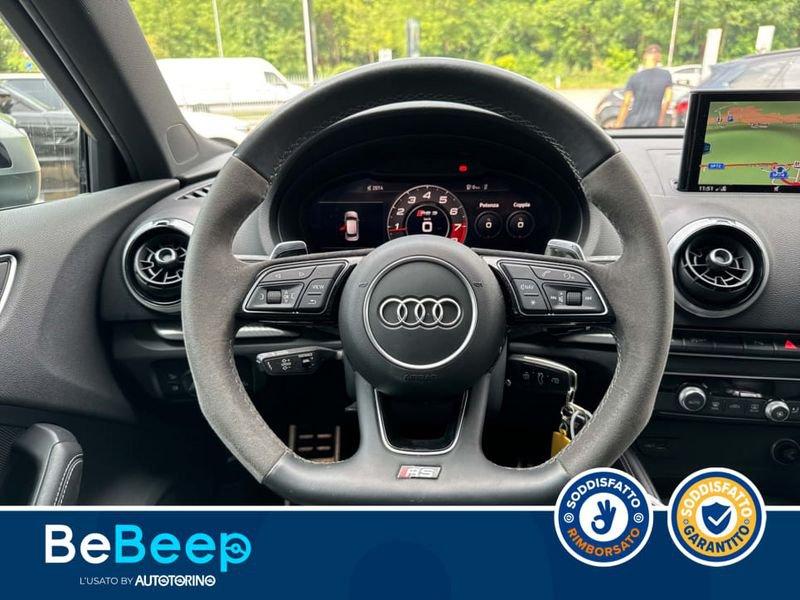 Audi A3 RS3 SPORTBACK 2.5 TFSI QUATTRO S-TRONIC