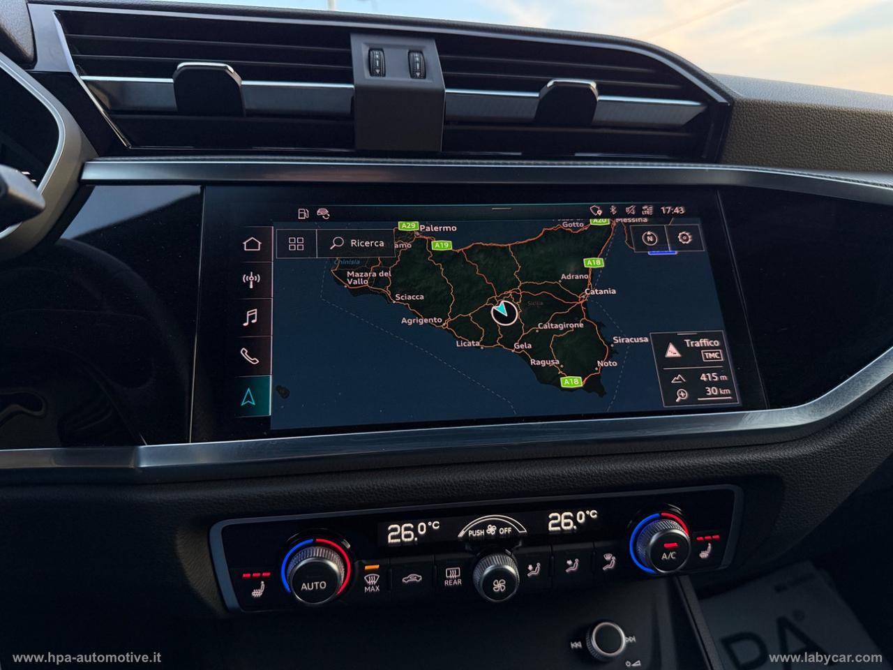 AUDI Q3 SPORTBACK 2.0TDI S-tronic S-Line LED NAVI PELLE CERCHI 19 RETROCAMERA