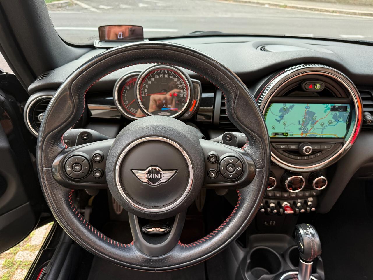 Mini John Cooper Works Cabrio 2.0 Full Optional, Head-Up display, Sedili in pelle, Retrocamera, Palette al volante