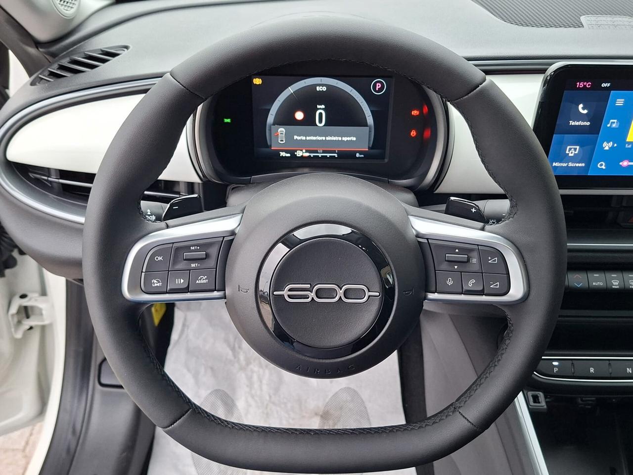 Fiat 600 1200 Turbo mhev Hybrid Icon DCT Km.0