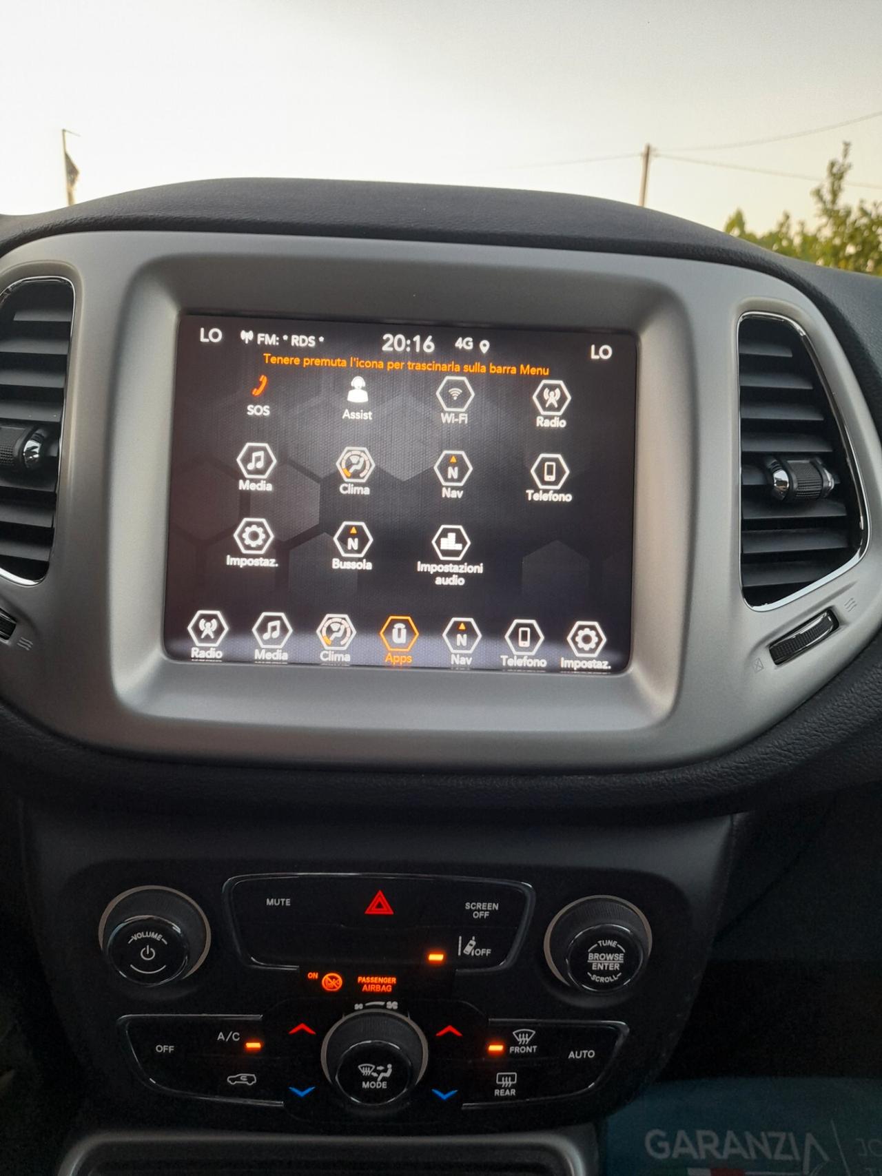 Jeep Compass 1.6 Multijet 120cvLongitudeanno2020