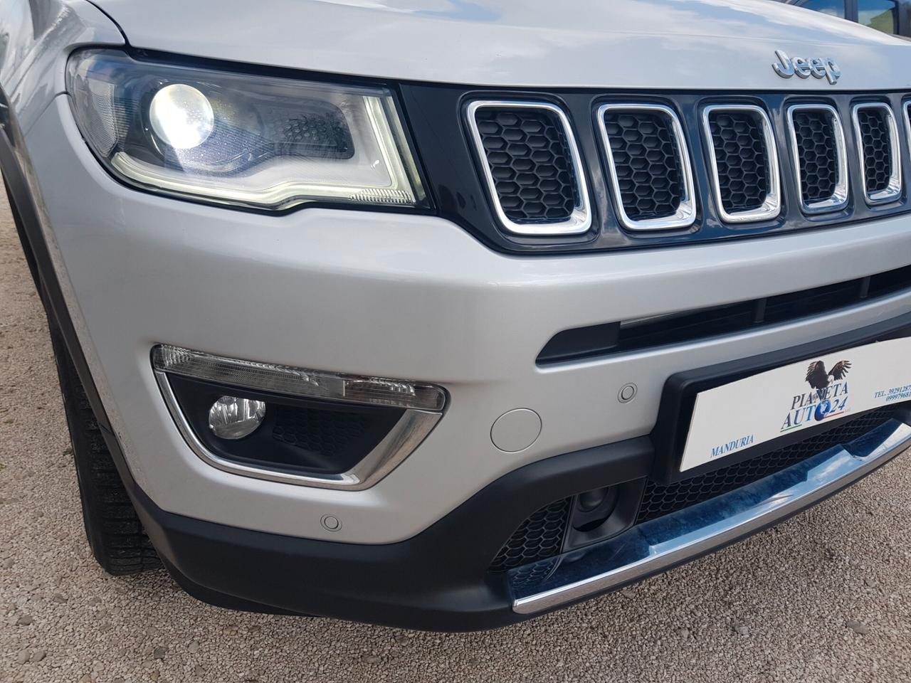 Jeep Compass 1.6 Mjt Limited Tetto Pelle Led Navy Rcam Sensori