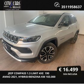 Jeep Compass 1.3 6 4xe Limited