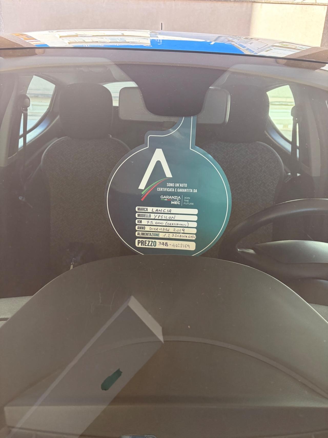 Lancia Ypsilon 1.2 69 CV 5 porte S&S Elefantino Blu