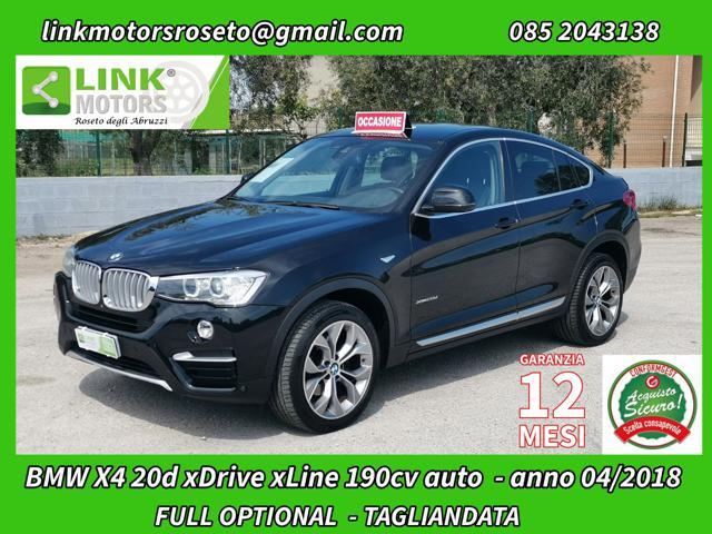 BMW X4 xDrive20d xLine auto - FULL -GARANZIA12MESI