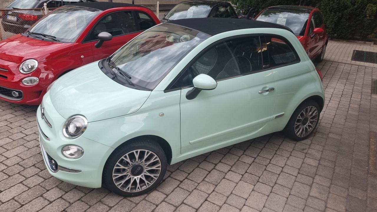 Fiat 500 C 1.2 Lounge 69 cv anno 2017 km 54000