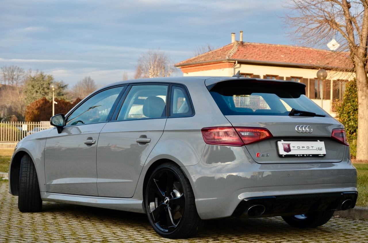 AUDI RS3 SPB 2.5 TFSI QUATTRO S-TRONIC 367cv, ECCELLENTI CONDIZIONI, PRIMA VERNICE, TUTTI SERVICE UFF AUDI, UFF ITALIANA, SCARICO RS, PERMUTE