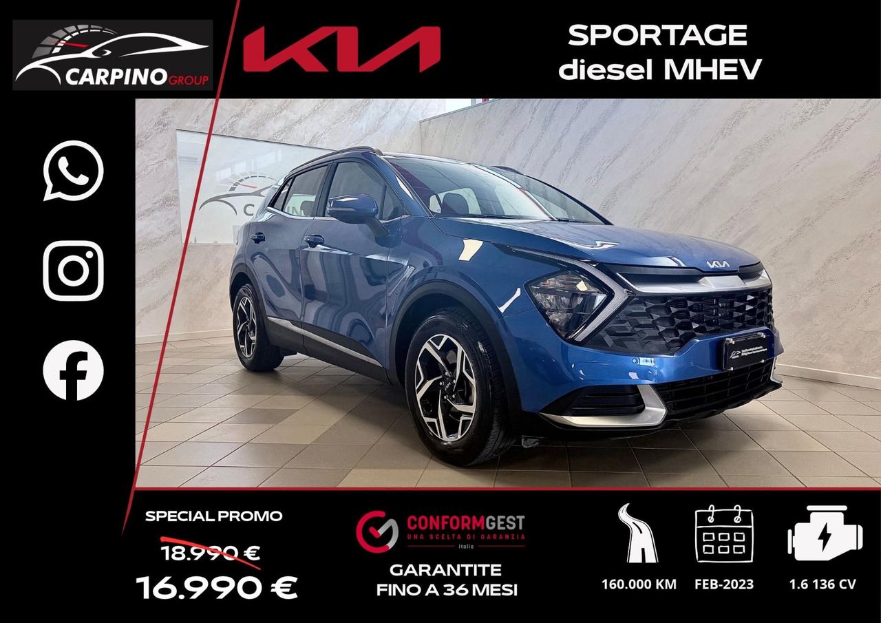 Kia Sportage 1.6 CRDi 136 cv MHEV DCT