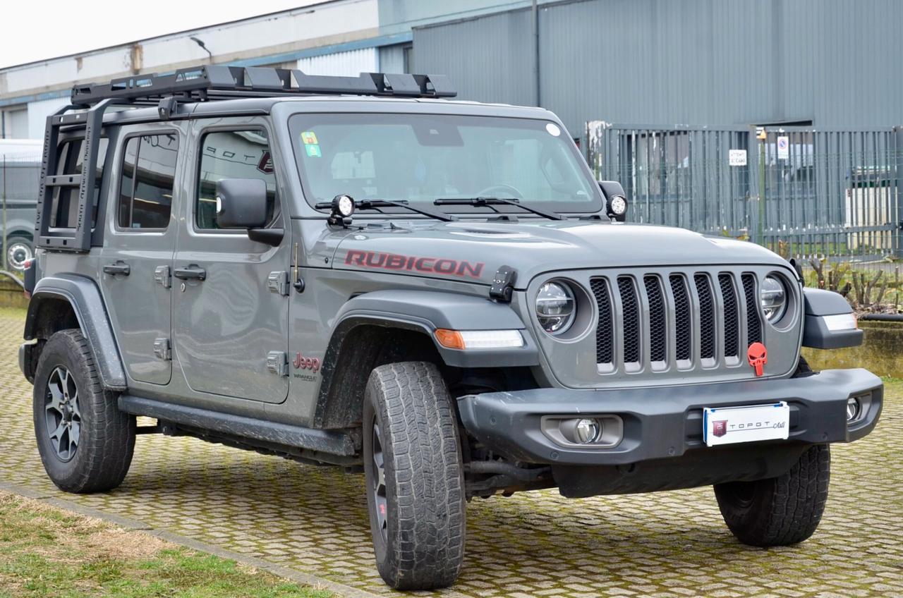 JEEP WRANGLER UNLIMITED 2.2 MJT RUBICON 200cv AUTO, SERVICE CERTIFICATI, UFF ITALIANA, PORTAPACCHI, PERMUTE
