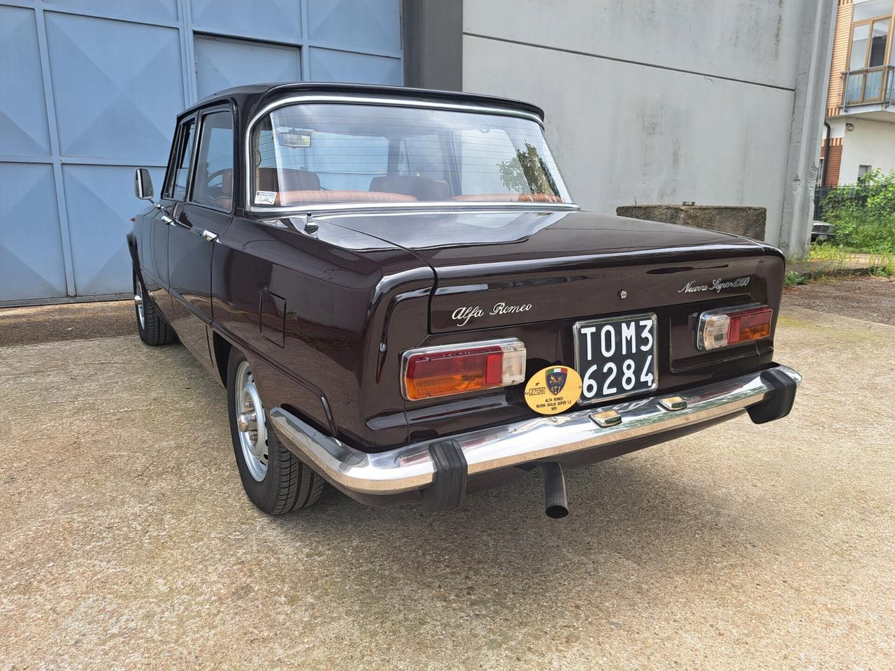 Alfa Romeo Nuova Giulia super 1.3 *TARGA ORO ASI*