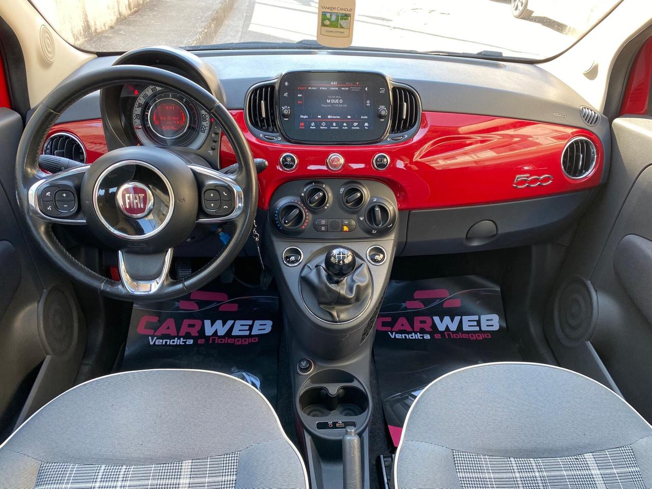 FIAT 500 LOUNGE 1.3 MJT 95CV CARPLAY TETTO 2016