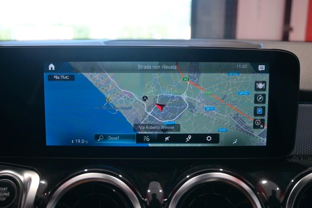 GLB 180D 115CV AUTOMATIC SPORT ( FARI LED - PELLE - CRUISE - MIRROR - NAVI PREMIUM - PARK ASSIST - TELECAMERA POST. ) CC. 1.950 - IMM. 12/2022