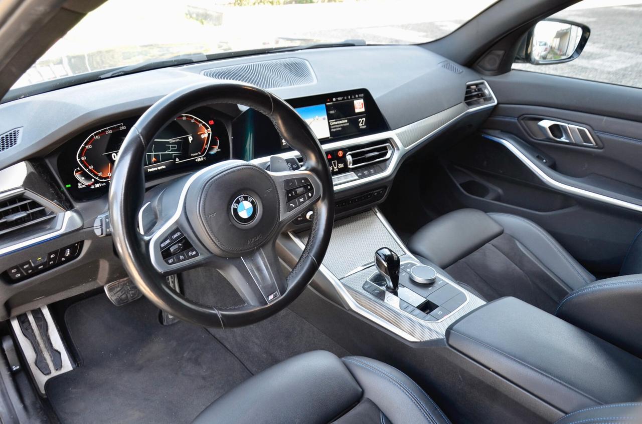 BMW 320d TOURING MHEV 48V XDRIVE MSPORT 190cv AUTO, UNICOPROPRIETARIO, UFF ITALIANA, IVA ESPOSTA 100%, SERVICE BMW, EURO 6D, RETROCAMERA, FULL LED, PERMUTE