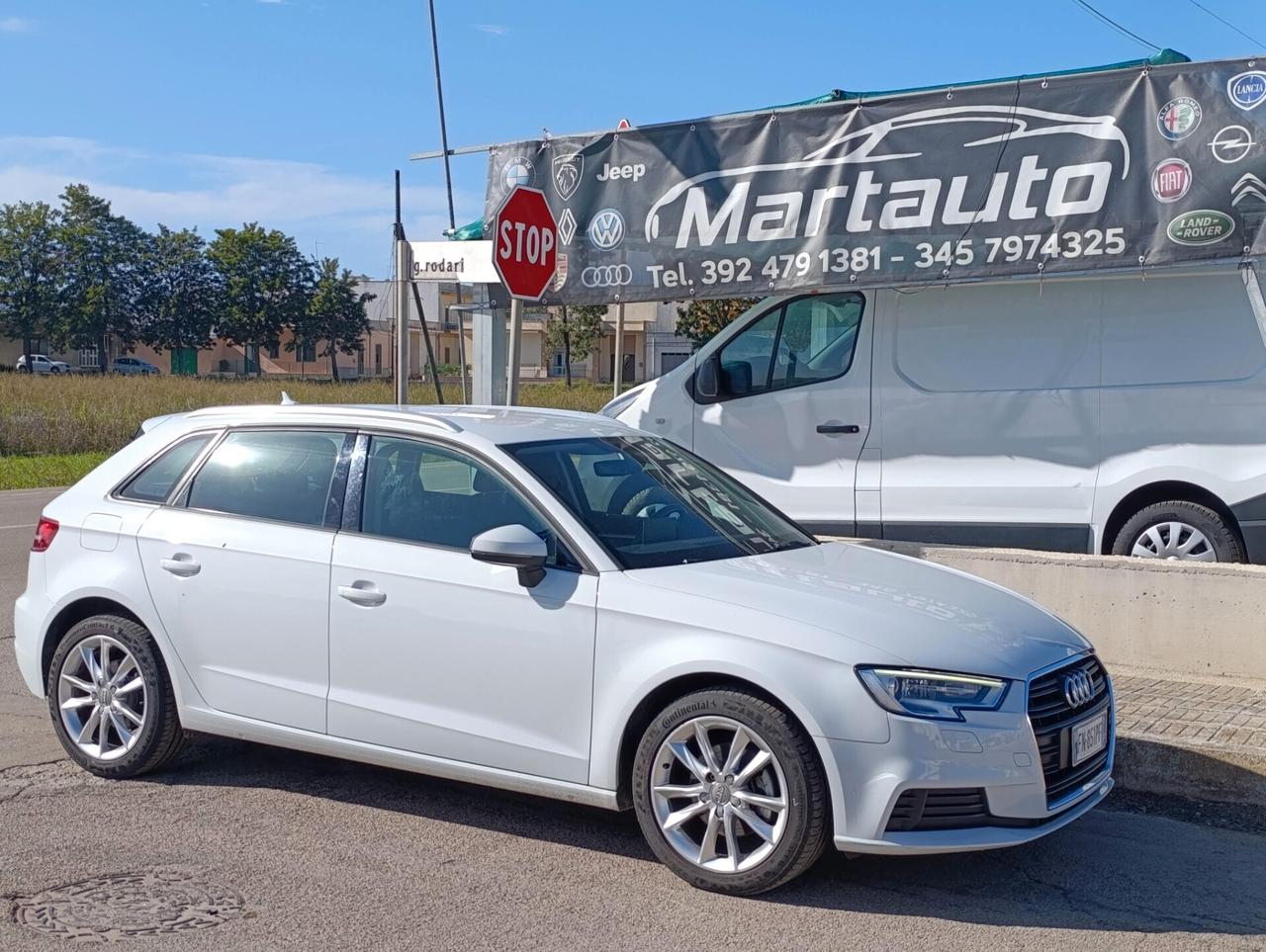 AUDI A3 1.6 TDI 116 CV Design KM 90.000 LED/NAV/SEDILI RISCALDATI