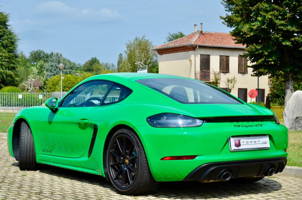 PORSCHE CAYMAN 4.0 GTS pdk 400cv, SCARICO, EURO 6D, TAGLIANDI UFFICIALI POSCHE, PERMUTE