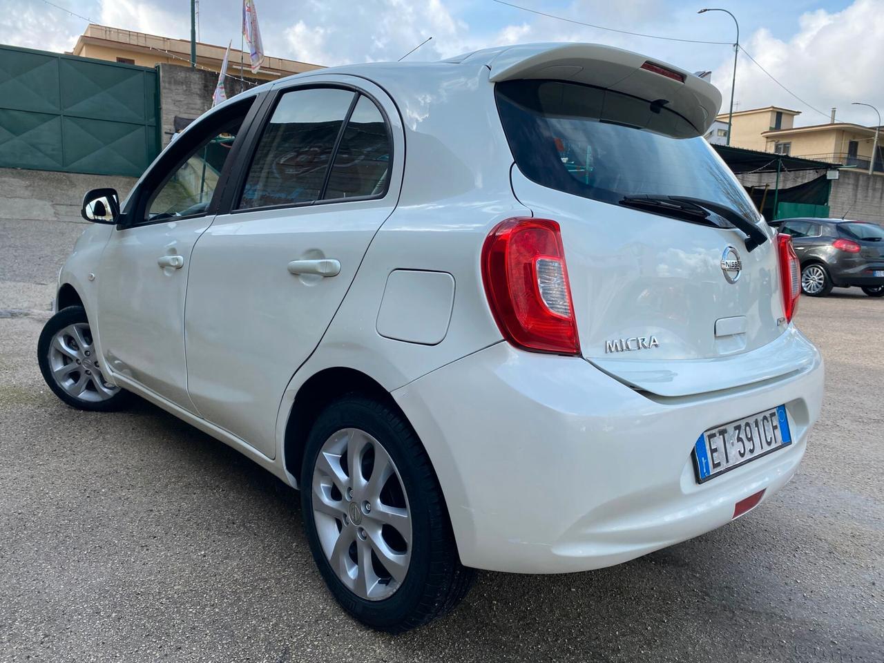 Nissan Micra 1.2 benz 5 porte Tekna full nuova 2014