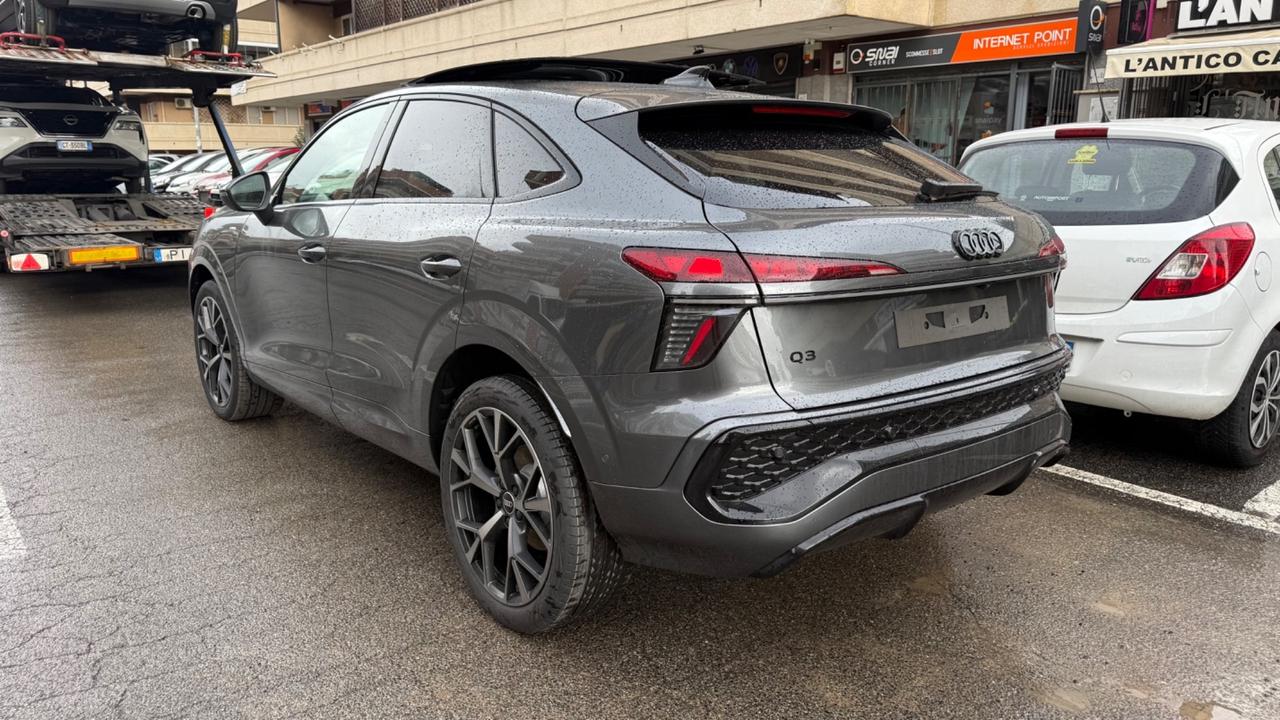 Audi Q3 35 TDI S tronic line edition NEW MODELL LED PDC PELLE MATRIX TETTO APRIBILE PACK LUCI AMBIENTE