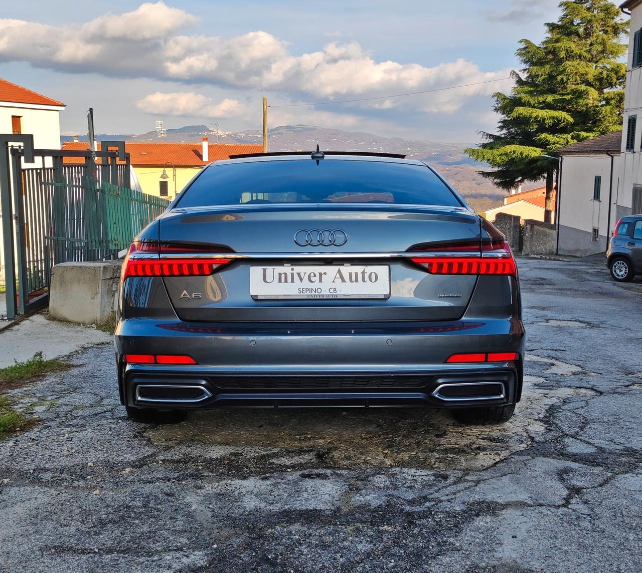 Audi A6 40 2.0 TDI Mhev 204cv Quattro S-Line Int/ext Tetto Apribile..!!!..Full...!!!