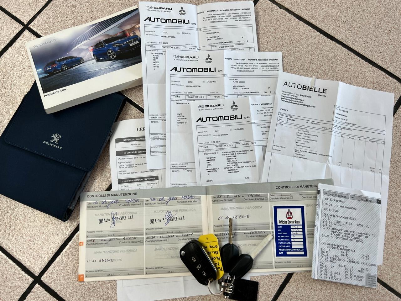 Peugeot 308 SW 1.6 BlueHDi 120cv ALLURE - LEGGERE -